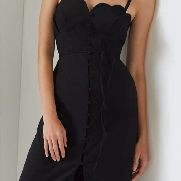 Anthropologie Dresses & Skirts - Anthropologie Black Midi Dress